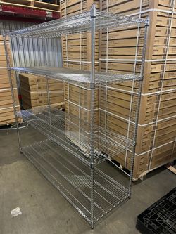 Industrial Grade NSF Wire Shelving Racks - 72" Heavy Duty - Brand New