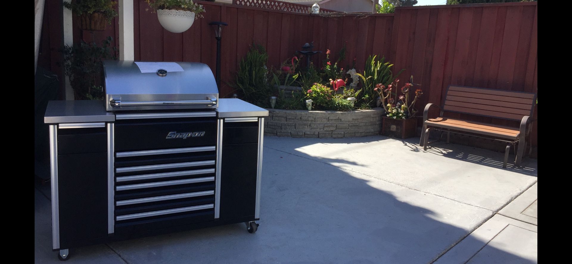 Snap On BBQ Grille With Bluetooth  Brand New