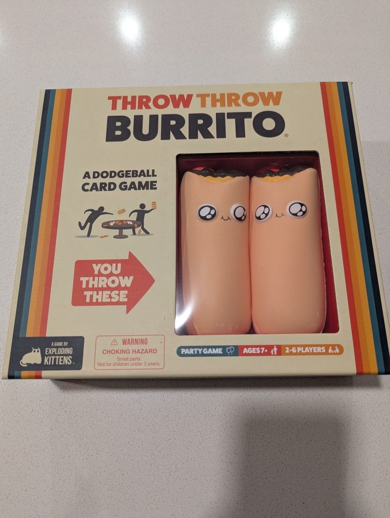 Throw Throw Burrito Board Game (Creators Of Exploding Kittens)