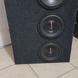 6 10" American Bass Subs With Custom Enclosure 