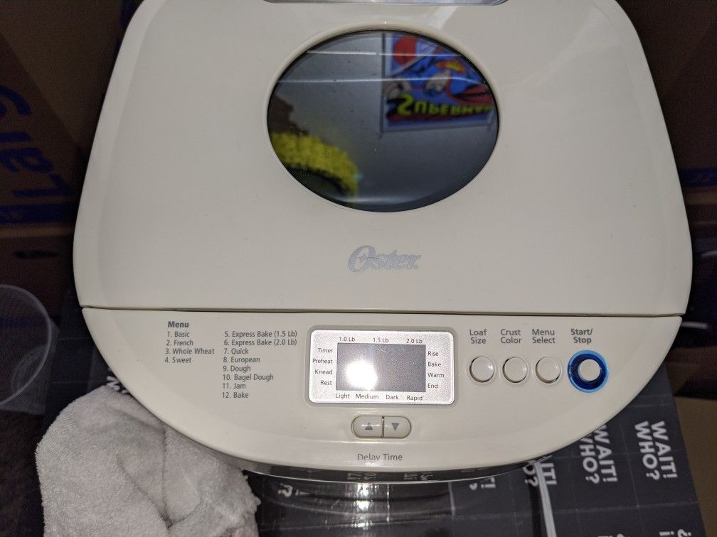 Oster Express bake 2 lb loaf bread maker automatic bread cooker baker