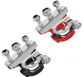 2PCS Battery Terminal Connectors Positive /Negative