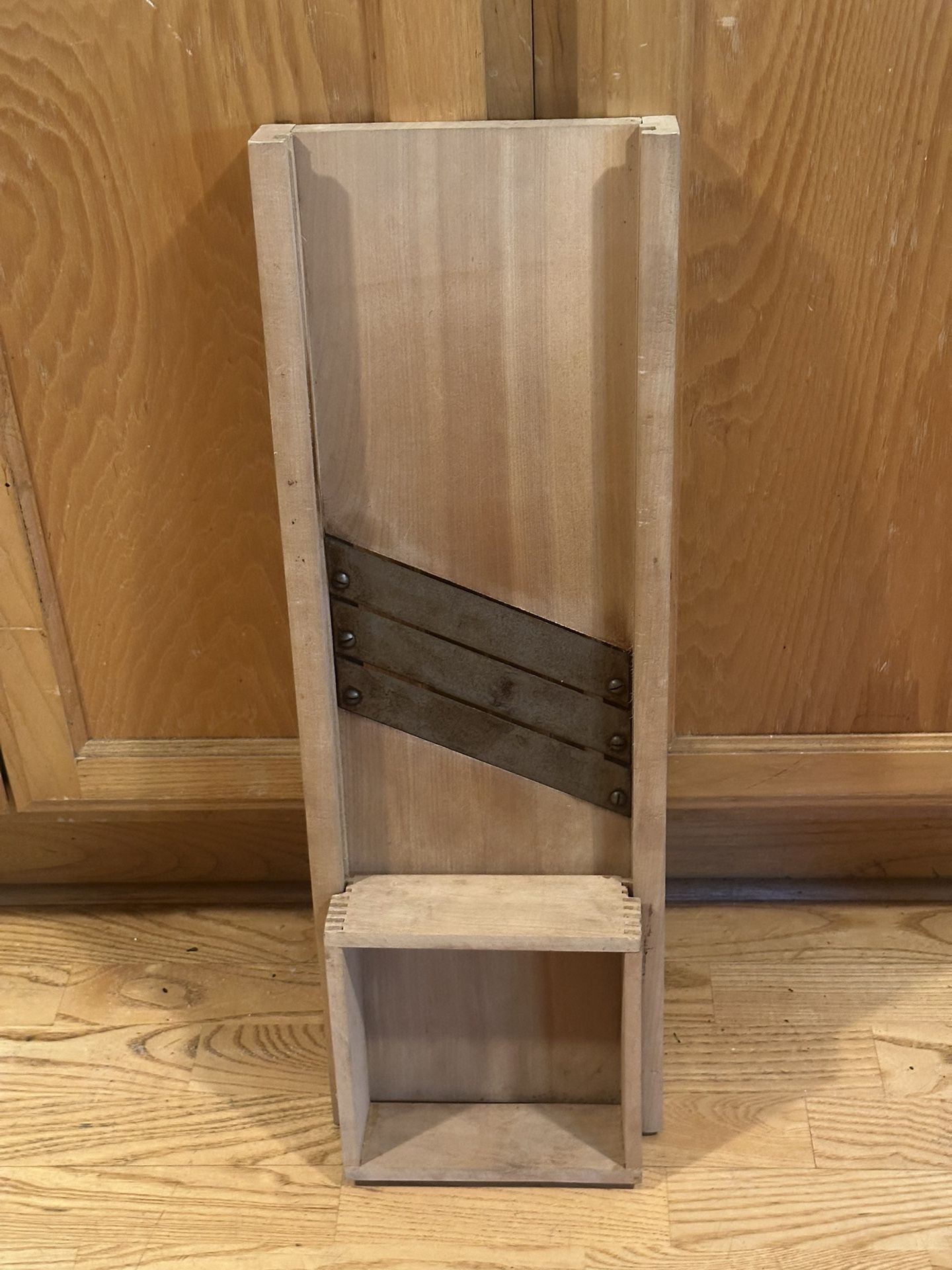 Antique Large Wooden Kraut/Vegetable Cutter/Shredder