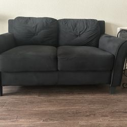 Loveseat Black Sofa