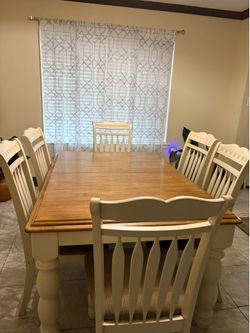 Dining room table with chairs