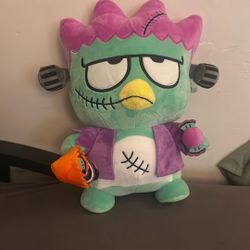 Kidrobot Hello Kitty & Friends Badtz-Maru Frankenstein 13in Plush