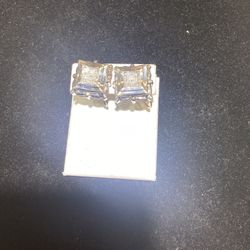 White Gold Diamond Studs