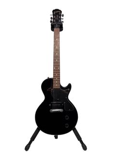 Epiphone Les Paul Junior Electric Guitar Black Single Pickup Tested w/ Gig Bag