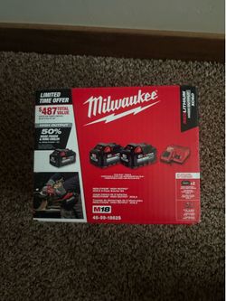 Milwaukee M18 High Output 6.0 battery kit