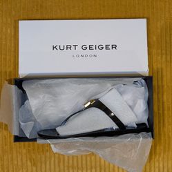 NEW Kurt Geiger London Black Brixton Jelly Sandal (Womens 7.5)
