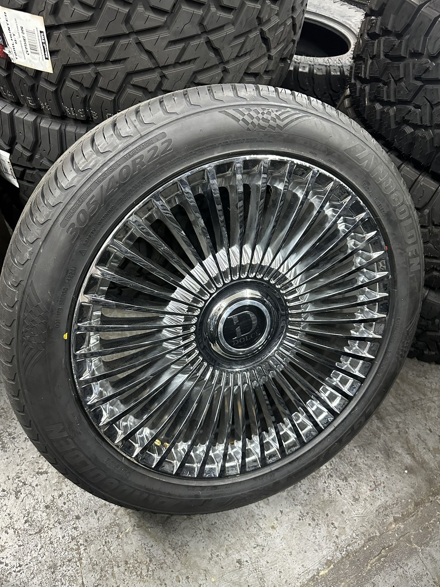 22x9.5 Chrome Wheels 6x139