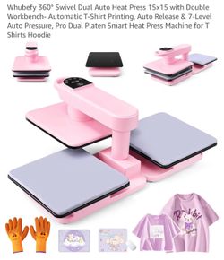 360 Swivel Dual Heat Press