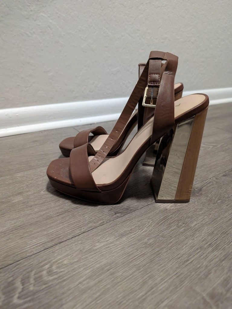 Brown Sandal Heels