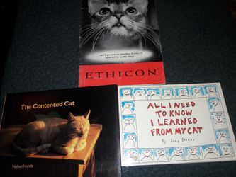 SET OF THREE CAT BOOKS