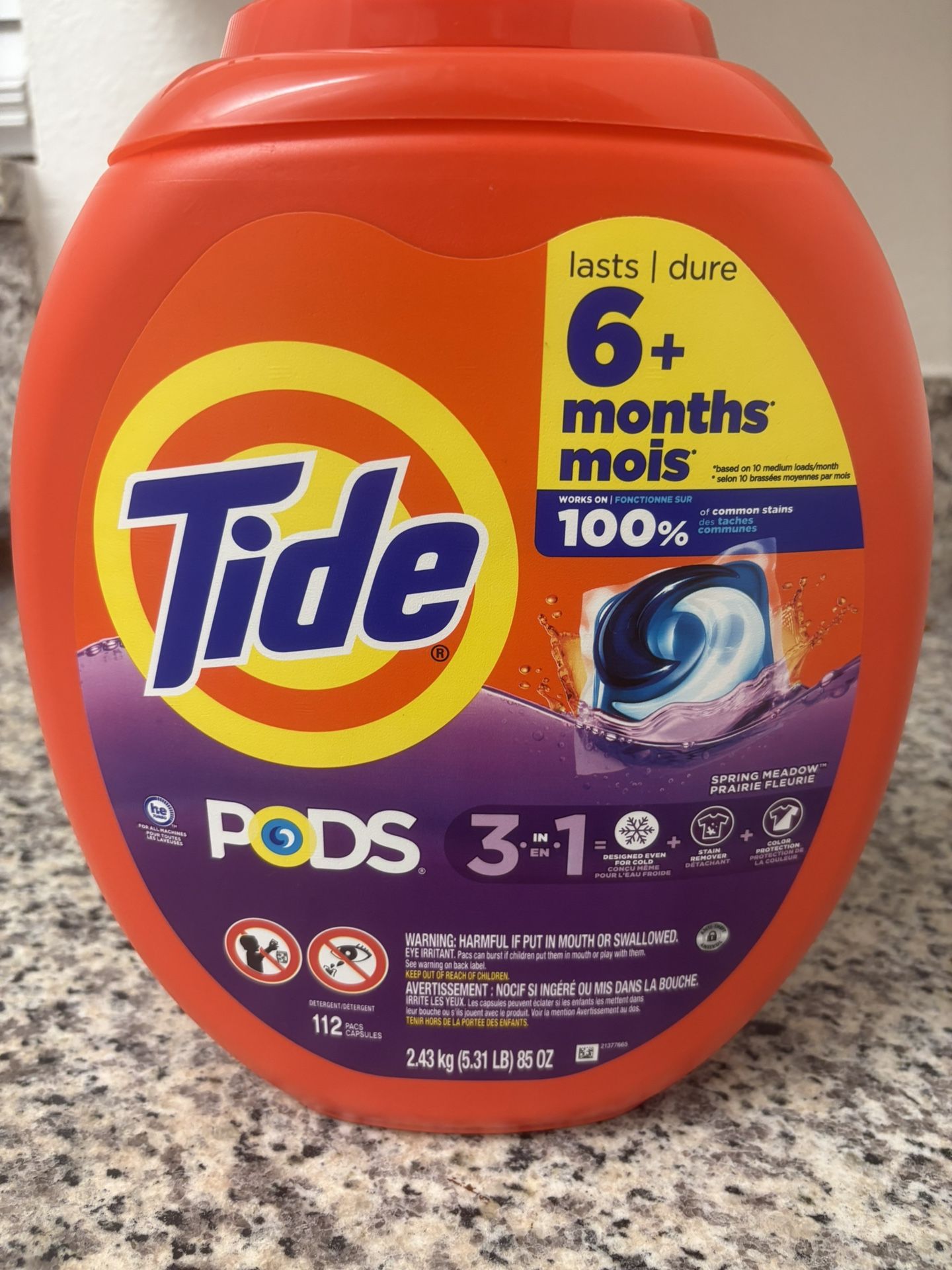 NIB never Opened. 112 Ct Tide Pods