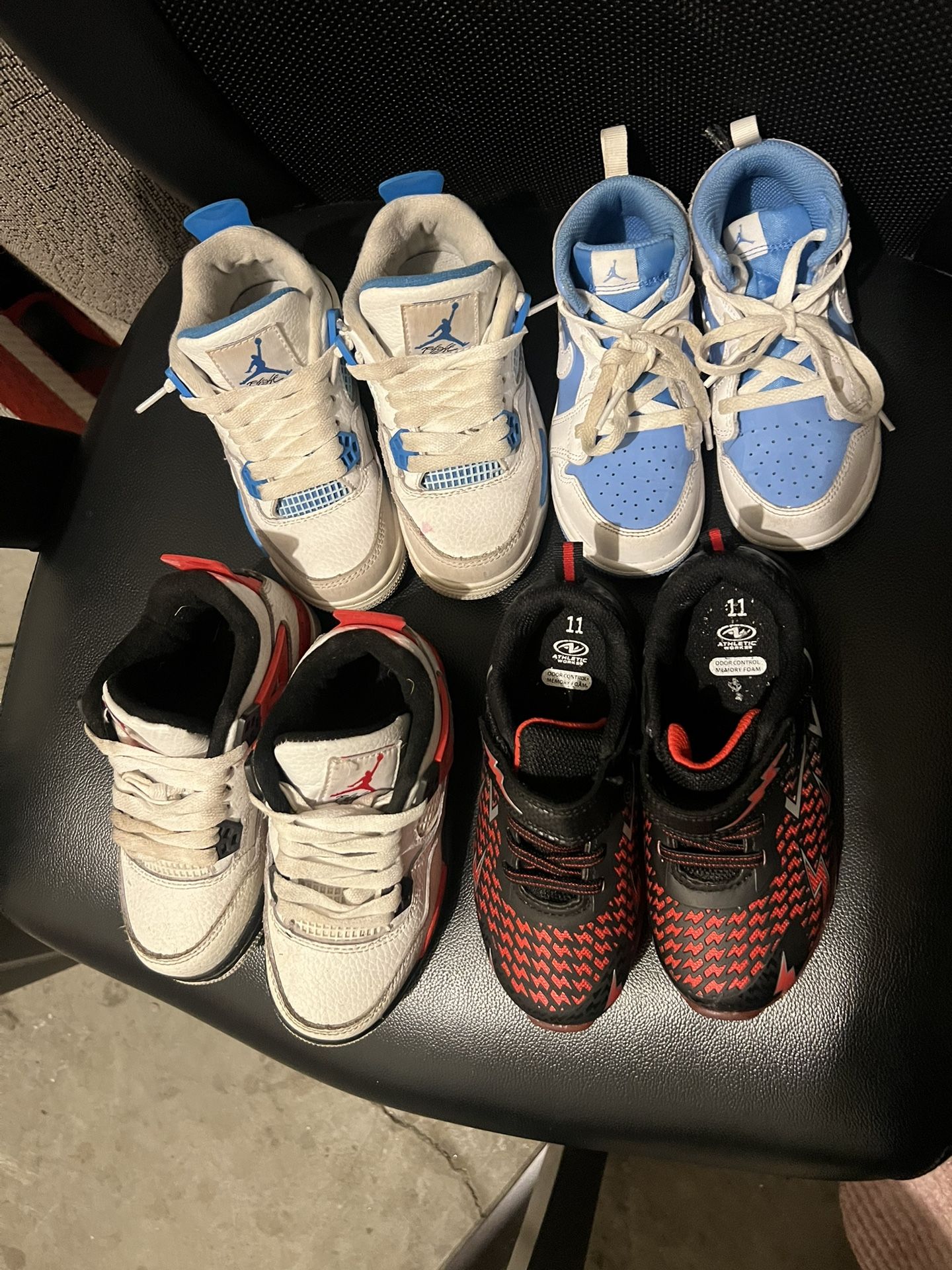 4 pairs Boys Kids shoes in great condition