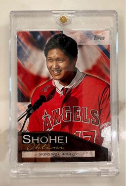 Rookie/Shohei Ohtani/2019/ Signed to join the Angels Super Rare Card Dodgers MVP
