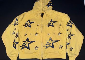 Sp5der Double Layer 5 Star Zip Hoodie spider