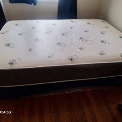 Full-sized mattress and Bed Frame”