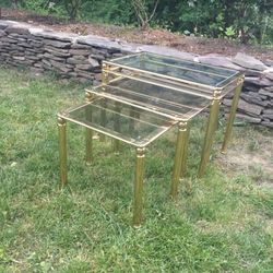 Brass MCm nesting tables