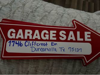 Garage Sale Saturday 6/27