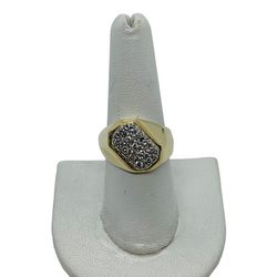 14K Yellow Gold Gentleman's Diamond Ring 5.7 Grams |.39 CTW | Size 9