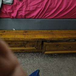 Queen Bed With Drawers