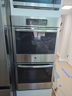 GE Stainless Steel Double Wall Oven Electric 27'