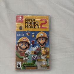 Super Mario Maker 2 Nintendo Switch Game 