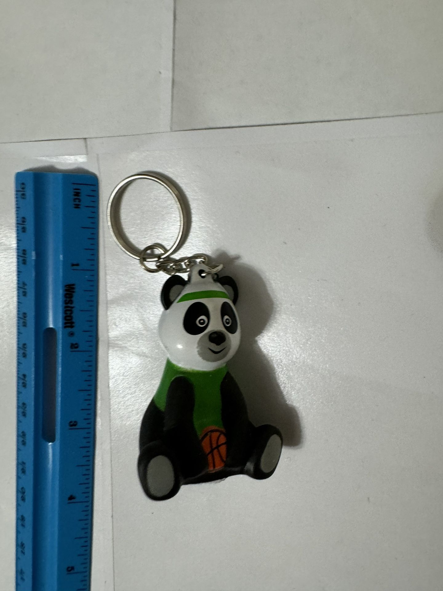 Keychain Key Ring American Heart Association Zoo Crew Panda Jade Basketball