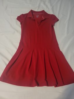Girls Polo Style Uniform Dress