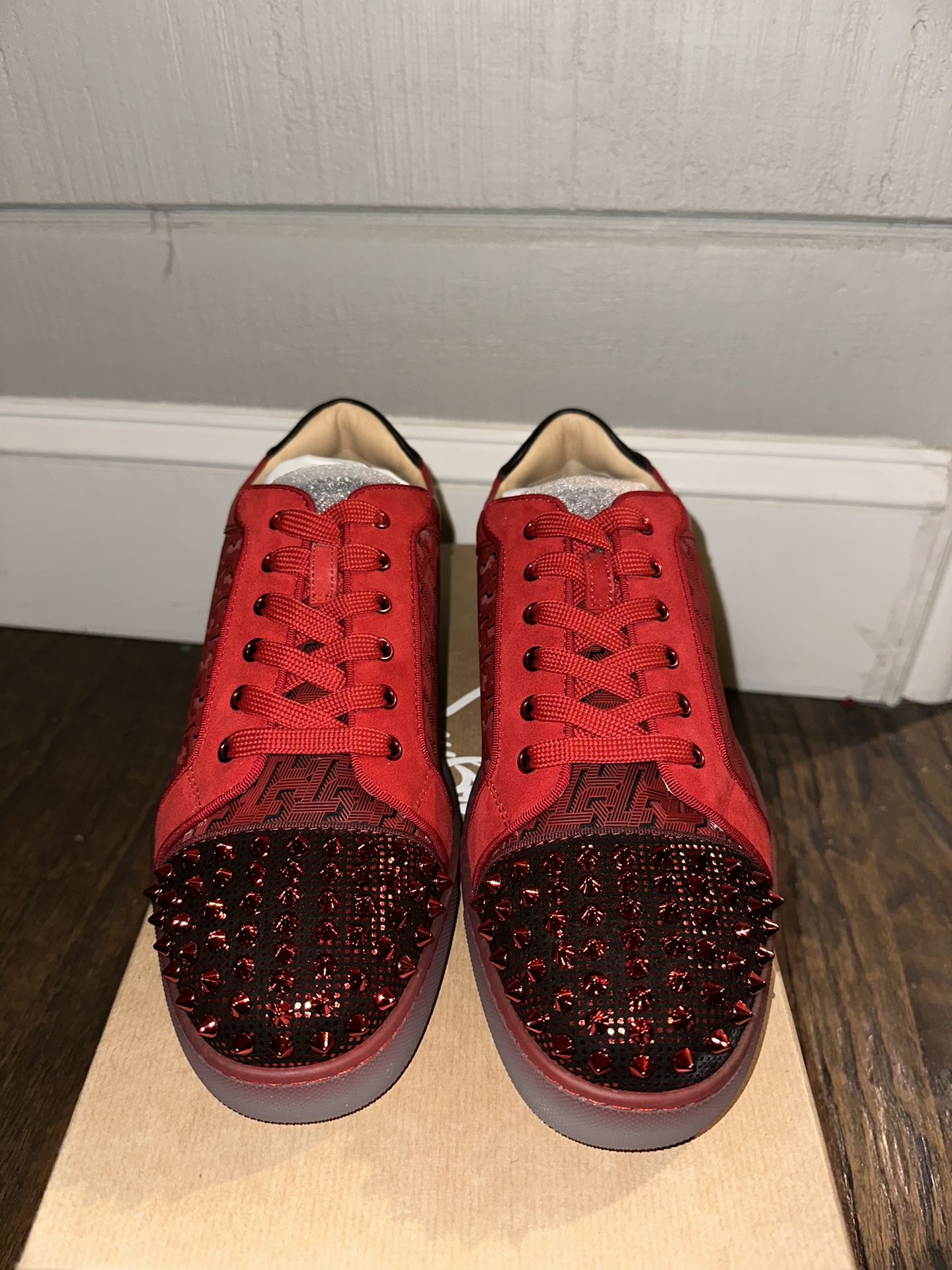 Christian Louboutin Seavaste 2 Orlato Flat 'Red Black