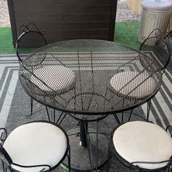 Patio table set