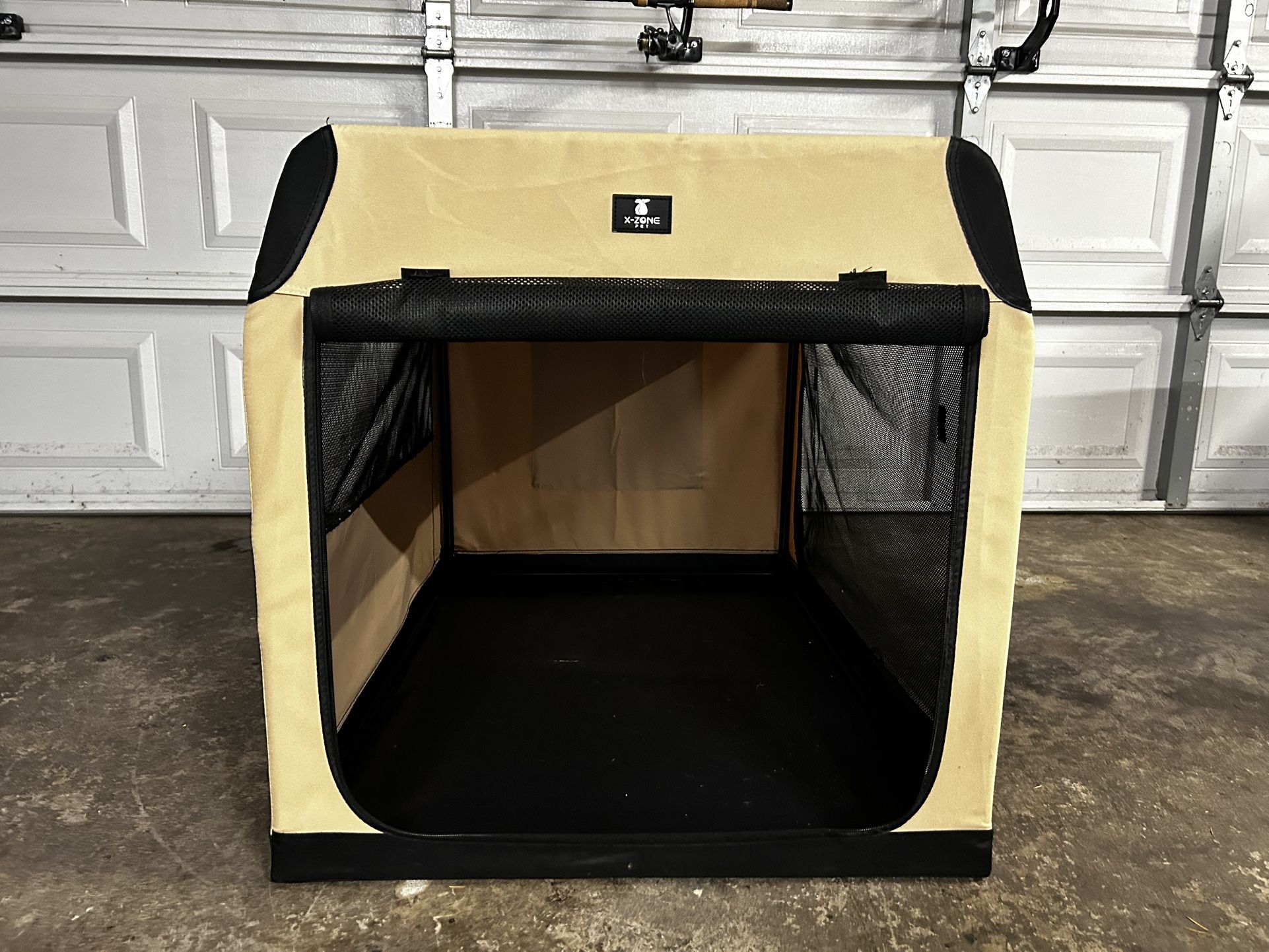 PET Dogs Crate 3-Door Kennel, Collapsible Portable