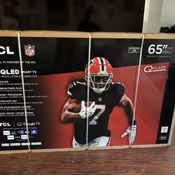 Brand New TV: TCL 65” QLED 4K Smart TV – Still in Box (Never Opened)