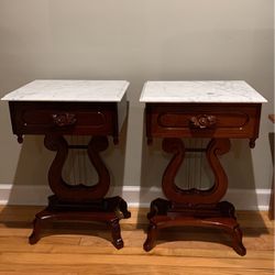 Antique End Tables And Coffee Table