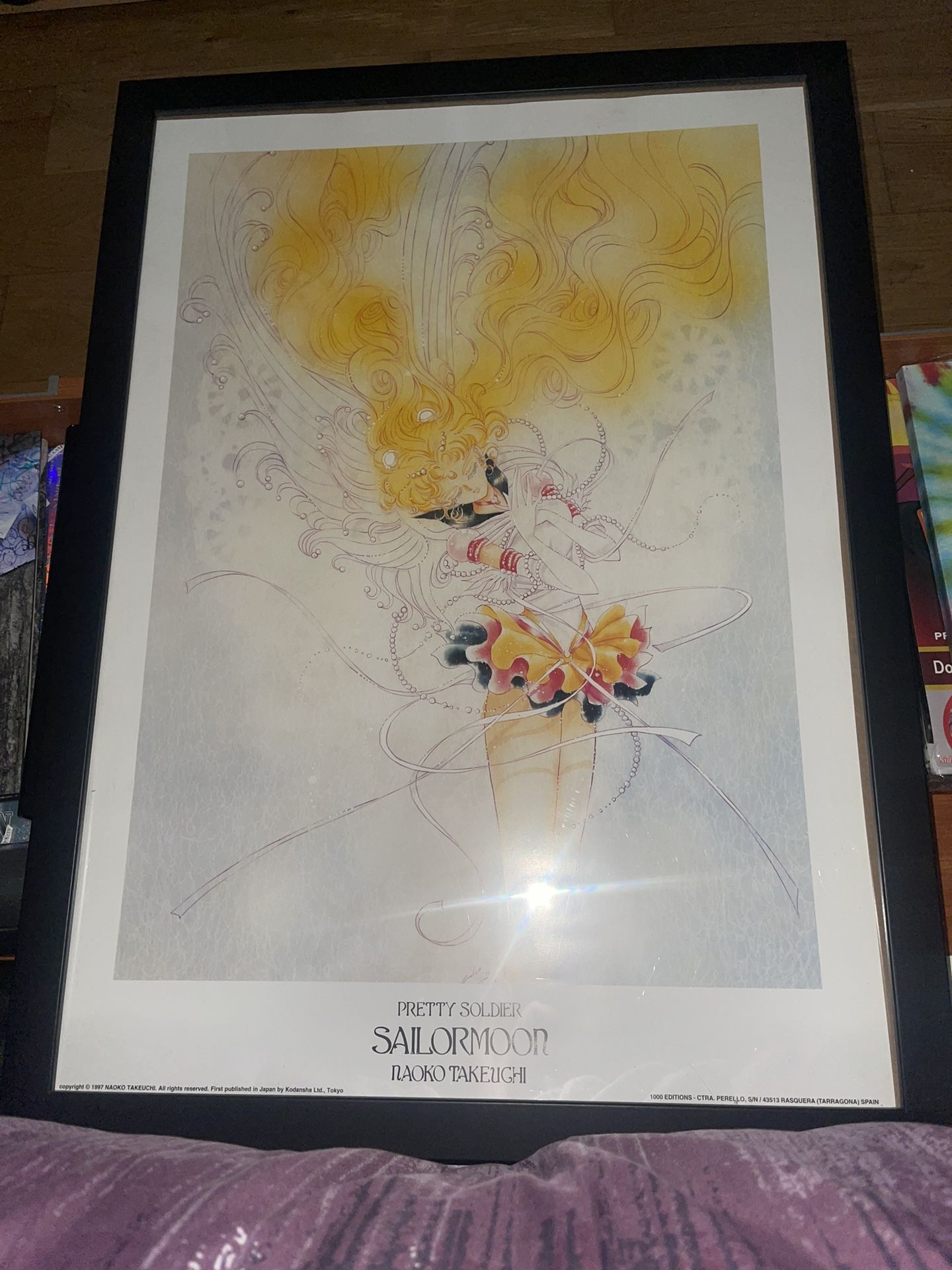 1997 Sailor Moon 1000 Edition Poster Print Matte