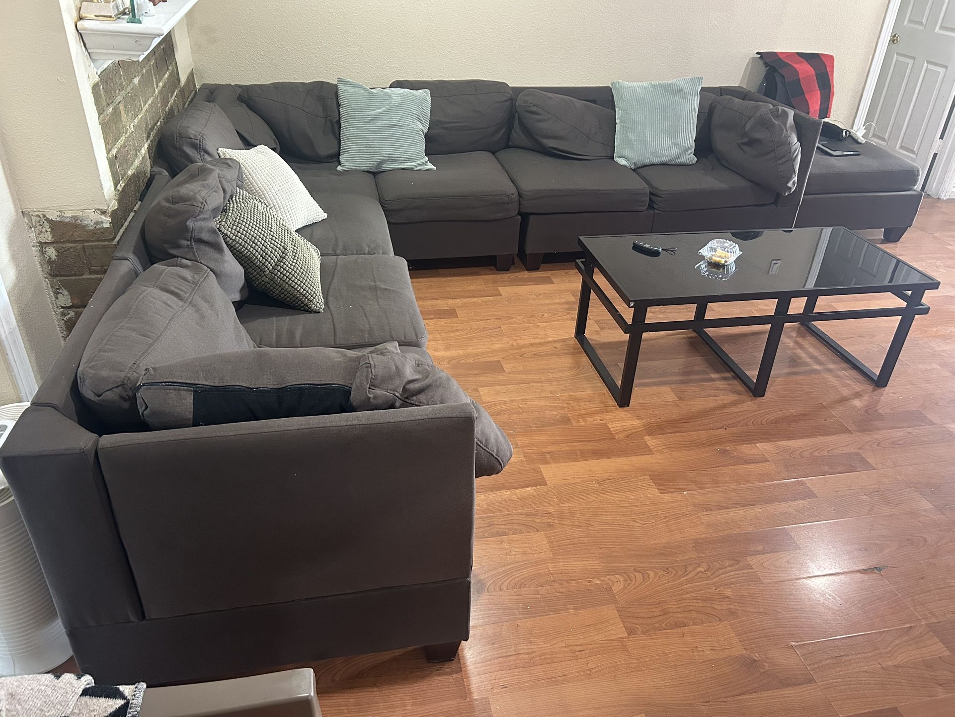Sofa six seating furniture
