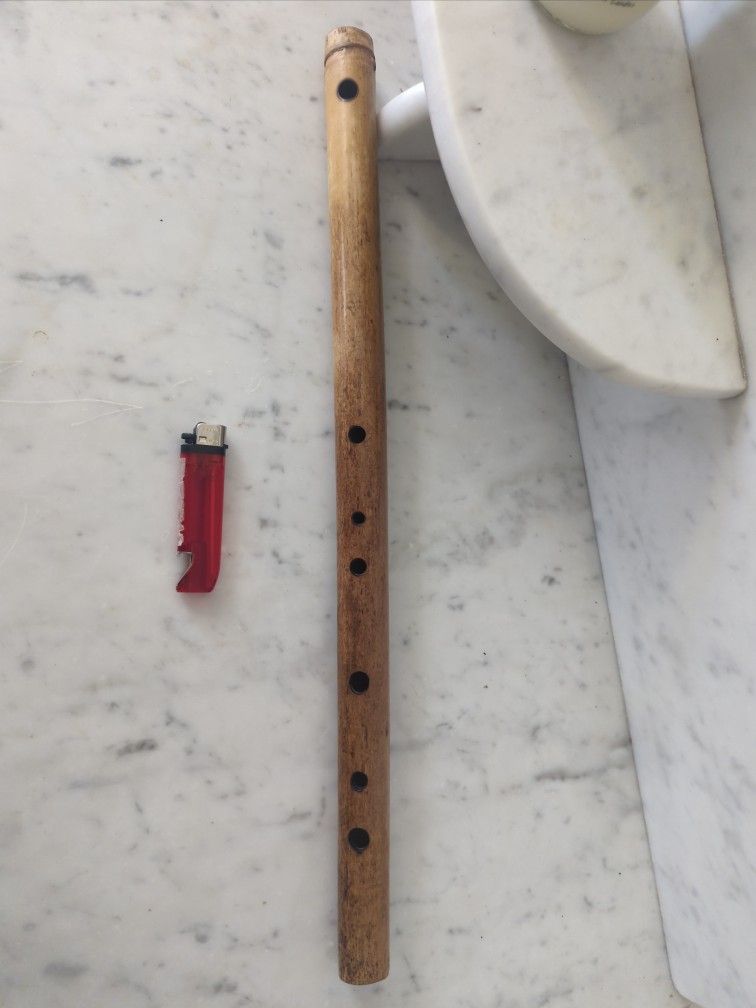Long Bamboo Flute In D Melodic Minor.