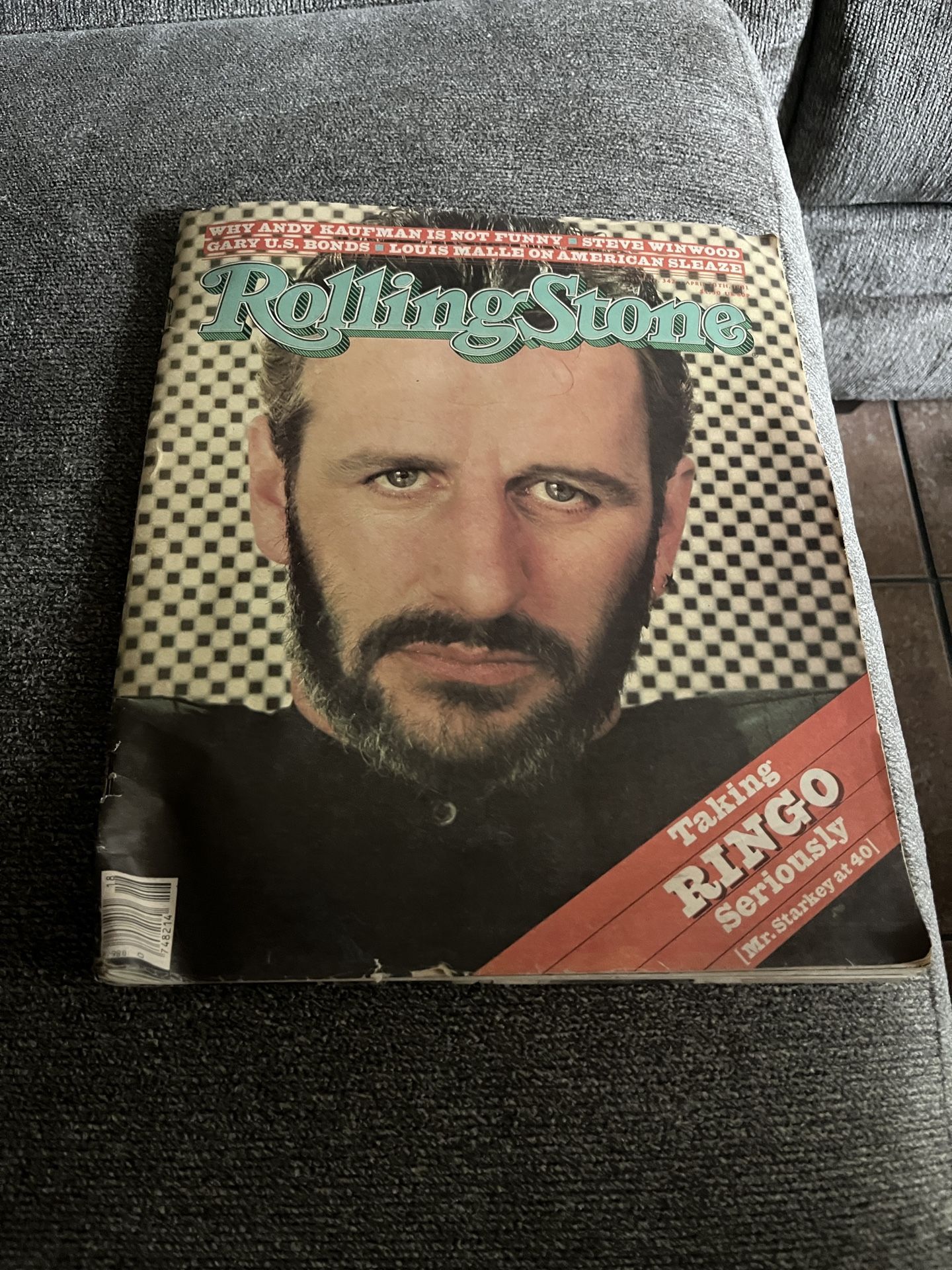 Ringo Starr Cover Of Rolling Stone Magazine 1981