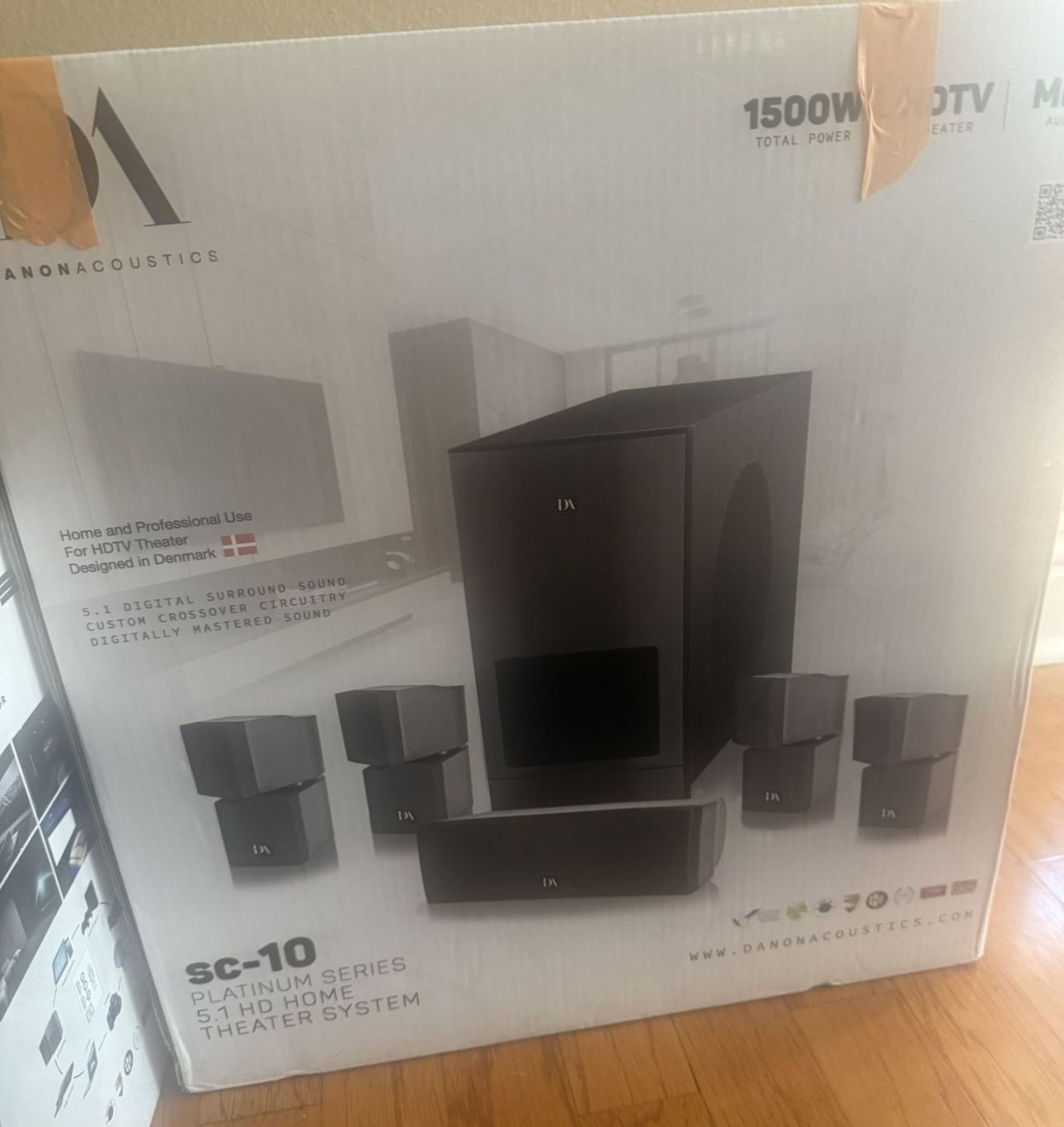  Danonacoustics SC-10 Platinum Series 5.1 HD Home Theater System