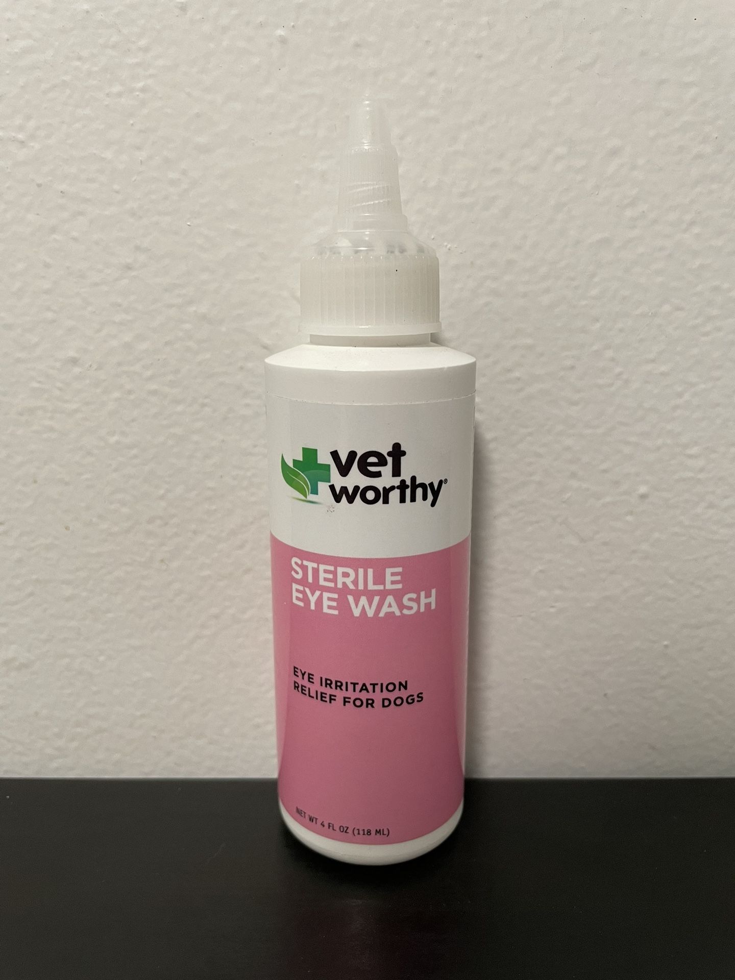 Vet Worthy Sterile Eye Wash For Dogs NEW 4 Oz Irritation Relief Irrigate USA