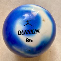 Danskin 8 LB Medicine Ball Weight Toning Ball for Women Soft Surface