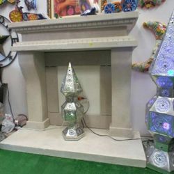 Limestone Fireplace Fountains Cross And More 
