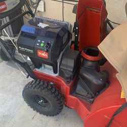 Mower  Toro, snowblower, new with or without batteries and charger machine only