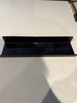Plastic floating shelves
