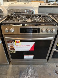 Frigidaire Gallery® 30" Smudge-Proof® Stainless Steel Slide In Gas Range
