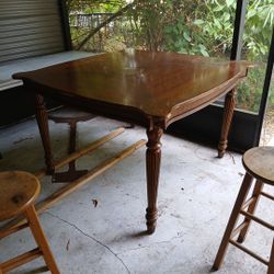 Wood table 