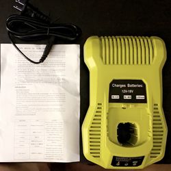 Ryobi P117 Battery Charger- One+ 18 Volt Dual Chemistry IntelliPort