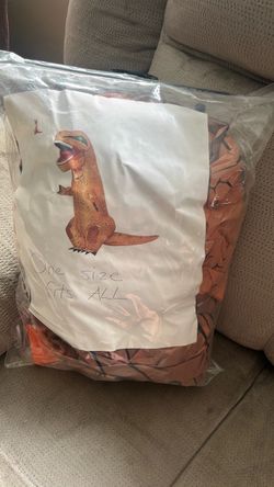 Inflatable T-Rex Dinosaur Costume One Size